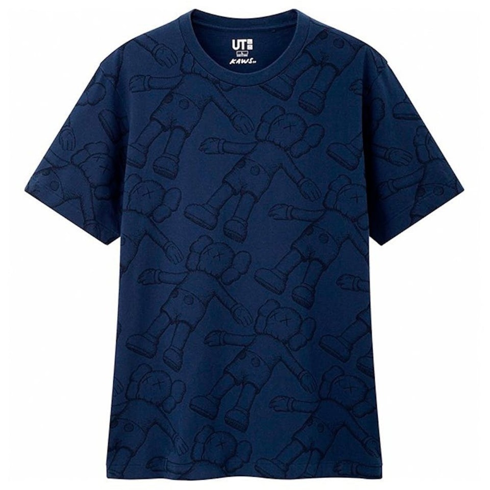 KAWS‎ x Uniqlo All Over Holiday Print Tee